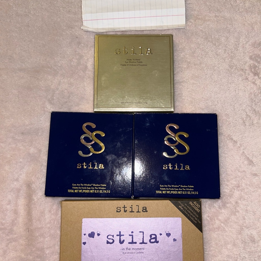 Stila Eyeshadow Palette Set - Gold and Blue
